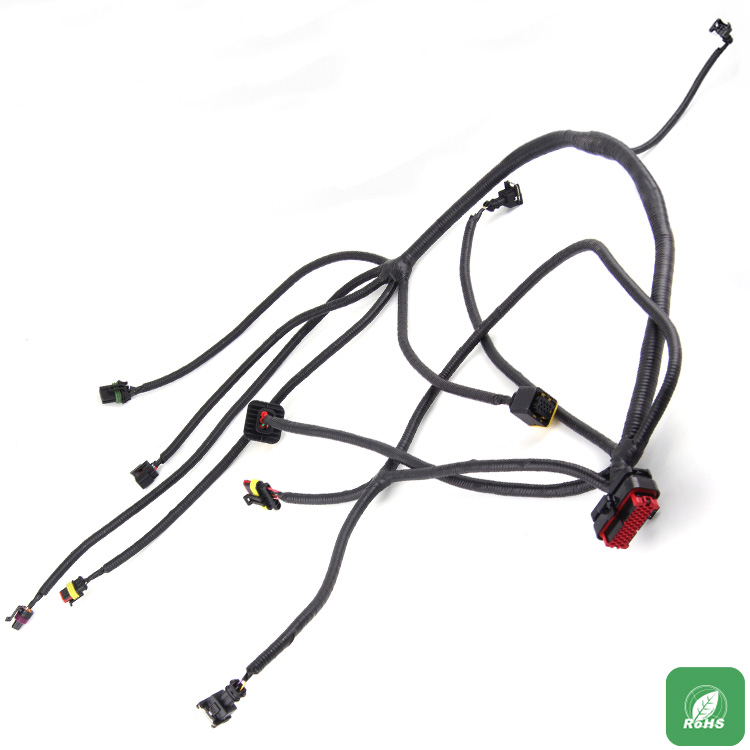 Material control harness connection transmission interference